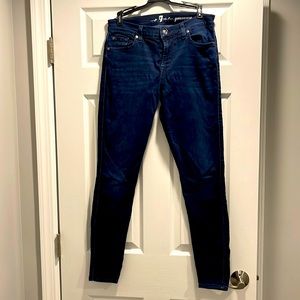 7 for all Mankind size 30 dark wash skinny jeans